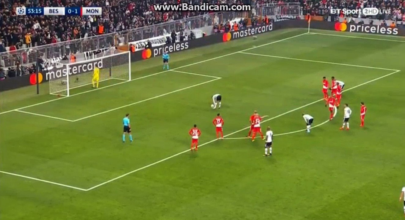 (Penalty) Goal HD - Besiktas 1 - 1  AS Monaco 01.11.2017