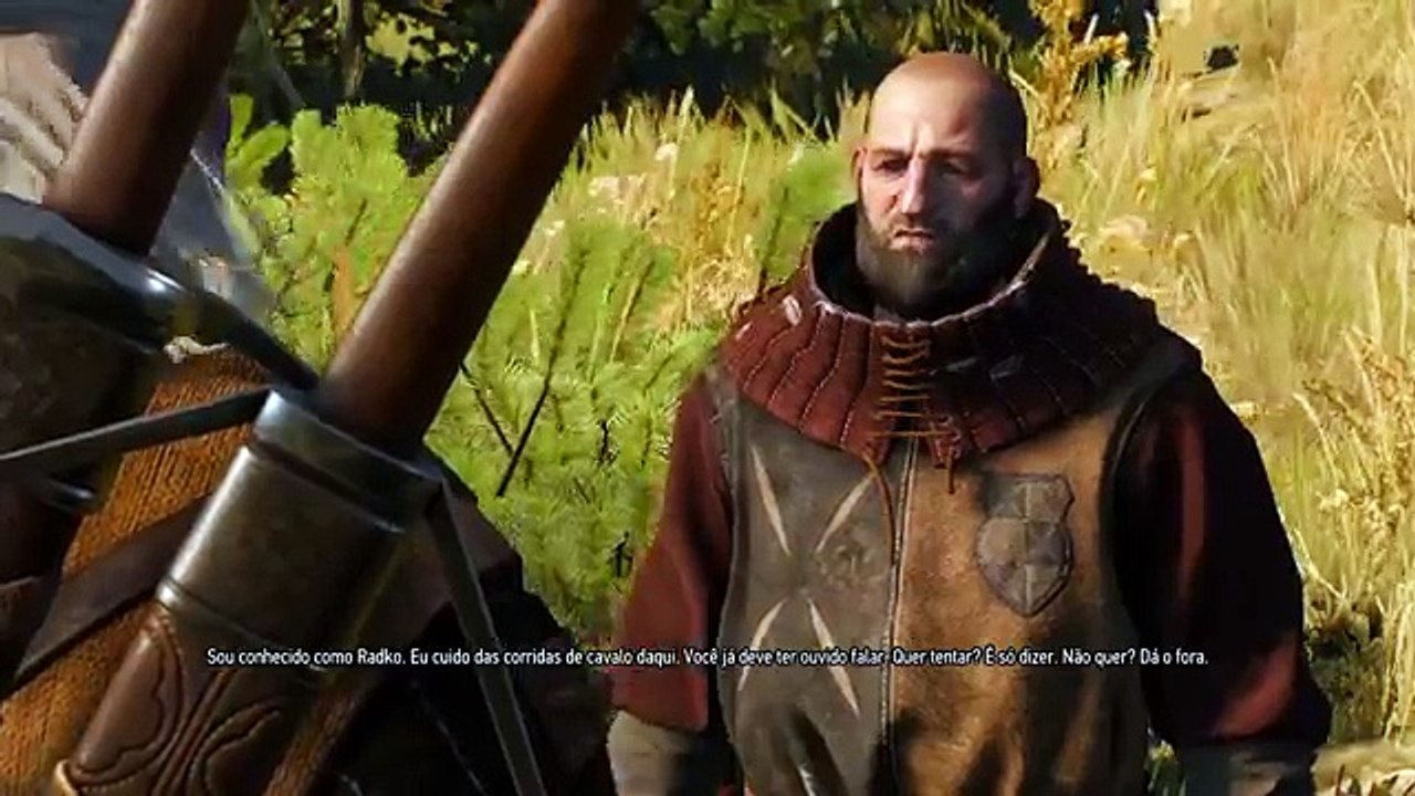 The Witcher 3 Wild Hunt PS4 corrida de cavalos Side quest
