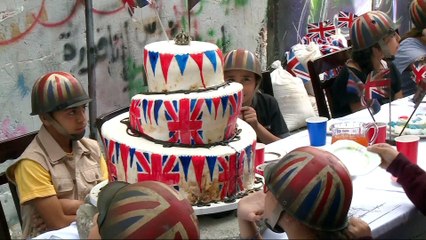 Banksy hosts Balfour ‘apology’ party for Palestinians