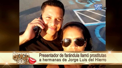 Katherine Ávila del Hierro hermana de Jorge Luis indignada con presentador de farándula que le habría llamado prostituta