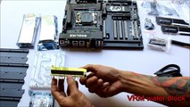 Part 1 Msi GODLIKE Water Block OVERKILL Unboxing and installation. Bitspower Byski and Barrow Blocks