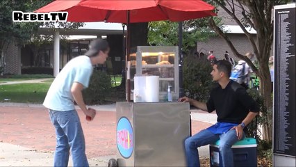 Throwing Water on Peoples Faces