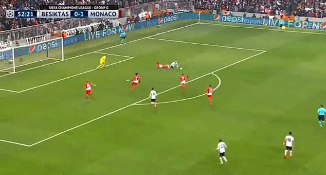 Besiktas 1 - 1 Monaco 01/10/2017 Cenk Tosun Super Penalty Goal 54' Champions League HD Full Screen .