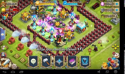 Brabão como subir o poder Embate do Castelo (castle clash)