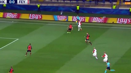 Nicolai Jorgensen Goal HD - Shakhtar Donetsk 0-1 Feyenoord - 01.11.2017