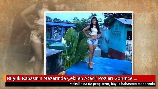 Büyük Babasının Mezarında Çekilen Ateşli Pozları Görünce Şikayetçi Oldu!