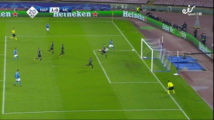 1-0 Lorenzo Insigne Goal SC Napoli 1-0 Manchester City - 01.11.2017