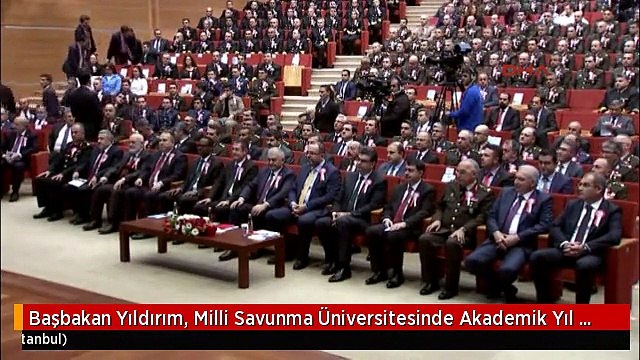 Başbakan Yıldırım, Milli Savunma Üniversitesinde Akademik Yıl Açılışına Katıldı 1
