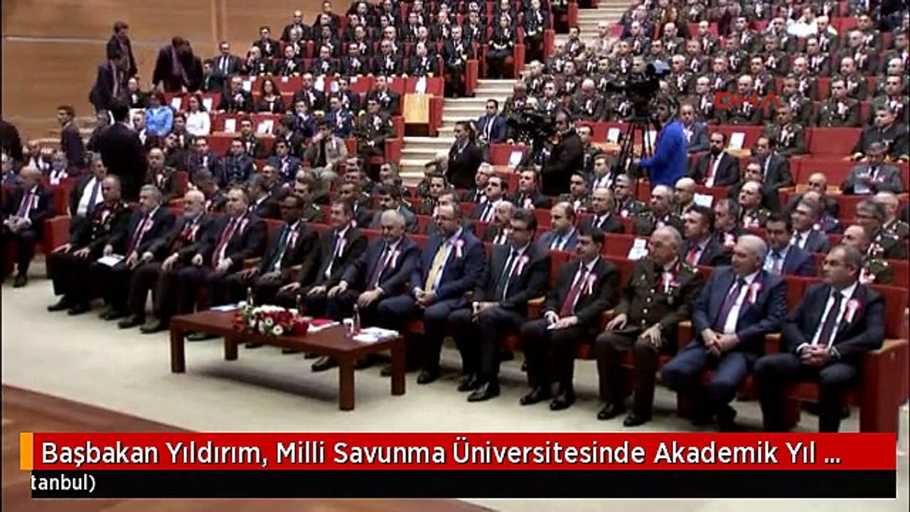 Başbakan Yıldırım, Milli Savunma Üniversitesinde Akademik Yıl Açılışına Katıldı 1