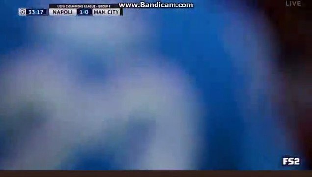 Nicolas Otamendi Goal HD - Napoli 1-1 Manchester City 01.11.2017