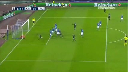 Nicolas Otamendi Goal HD - Napoli 1-1 Manchester City 01.11.2017