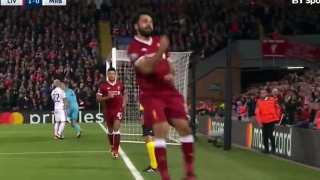 Mohamed Salah Goal HD - Liverpool 1-0 Maribor - 01.11.2017