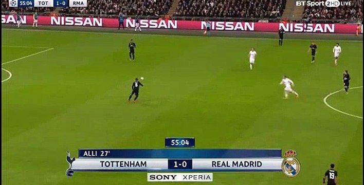 Tottenham 2 - 0 Real Madrid 01/10/2017 Dele Alli Super Second Goal 56' Champions League HD Full Screen .