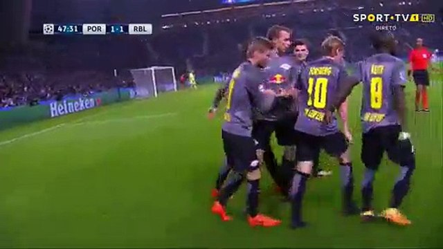 FC Porto 1-1 RB Leipzig Timo Werner Goal HD - 01.11.2017