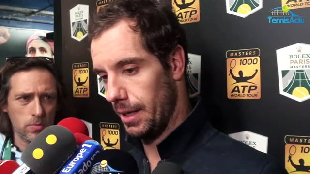 Rolex Paris Masters 2017 - Richard Gasquet : Je suis revenu à un très bon niveau