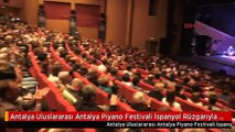 Antalya Uluslararası Antalya Piyano Festivali İspanyol Rüzgarıyla Başladı -2