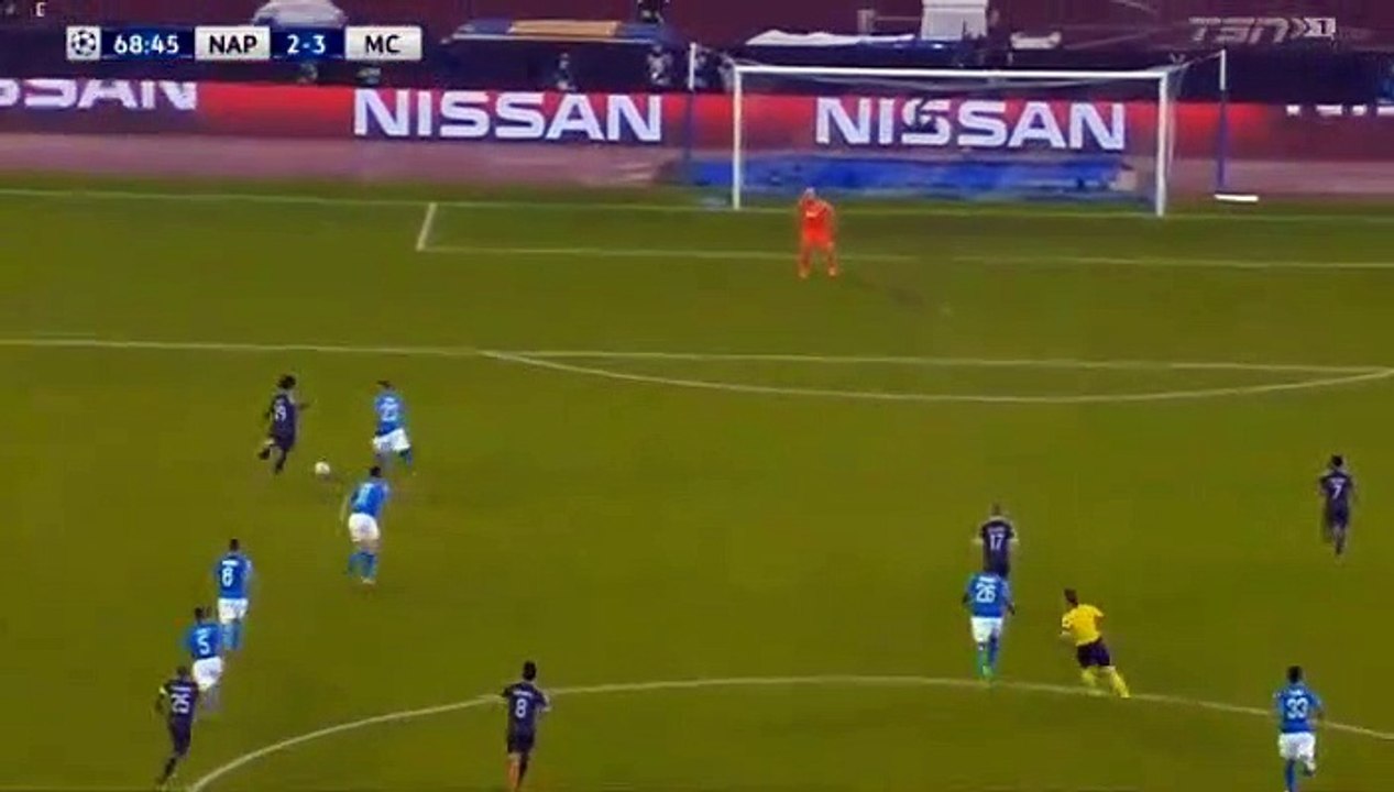 Sergio Aguero Goal HD - Napoli	2-3	Manchester City 01.11.2017