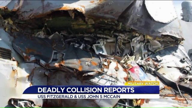 Navy Releases Reports for USS John S. McCain and USS Fitzgerald Collisions, Calls Them Preventable