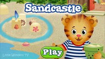 ☀ Daniel Tiger Making Sandcastles ☀ Daniel Tigers Neighborhood Sandcastles Gameplay for Kids ☀
