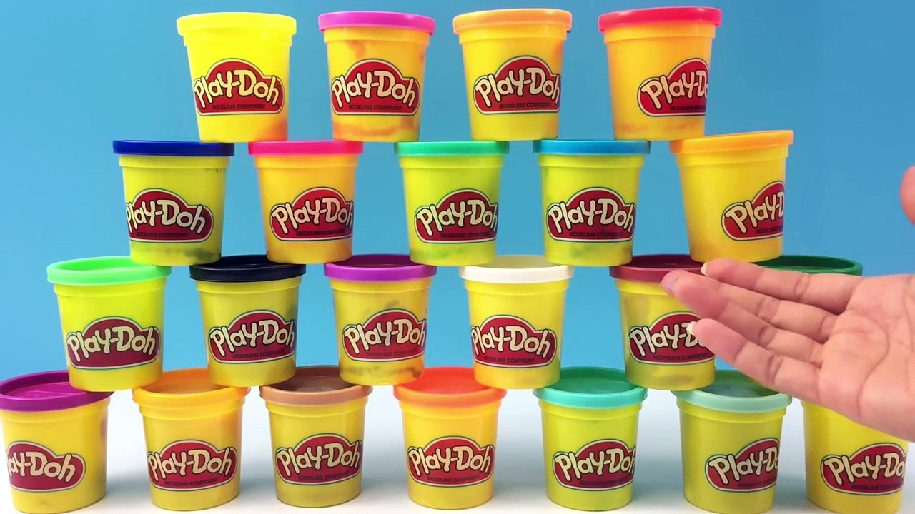 Learn colors with playdough for toddlers, Play-doh surprise for children