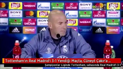 Tottenham'ın Real Madrid'i 3-1 Yendiği Maçta, Cüneyt Çakır'a Büyük Tepki