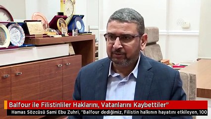 Balfour ile Filistinliler Haklarını, Vatanlarını Kaybettiler"