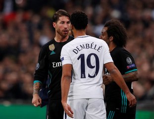 Ligue des Champions : Quand Ramos boxe Dembélé !