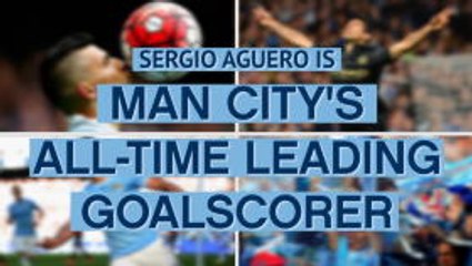 Скачать видео: Quiz: Aguero becomes Man City's all-time leading scorer