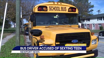 Substitute School Bus Driver Arrested for Sexting with 15-Year-Old Girl