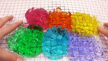 1000 Degree Wire Mesh VS Colors Soft Jelly Puddong Learn Colors Glitter Slime Orbeez