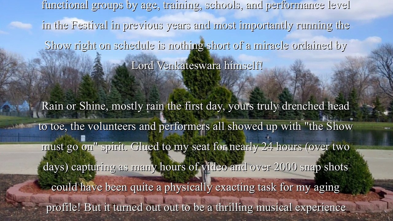 Sri Balaji Temple: ACD 2017 VIKRAM RAGHAVAN: VARNAM