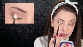 Neutral Smokey Eye & Red Lips Makeup Tutorial