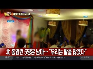 북한 해외식당 종업원 ‘집단 탈북’…국정원 개입?