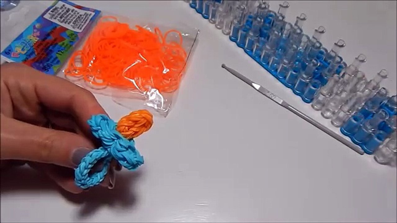 Tutorial Ciuccio 3D con Elastici RAINBOW LOOM - DIY Pacifier Charm
