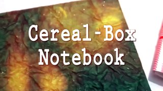 Diy - Cereal box Notebook