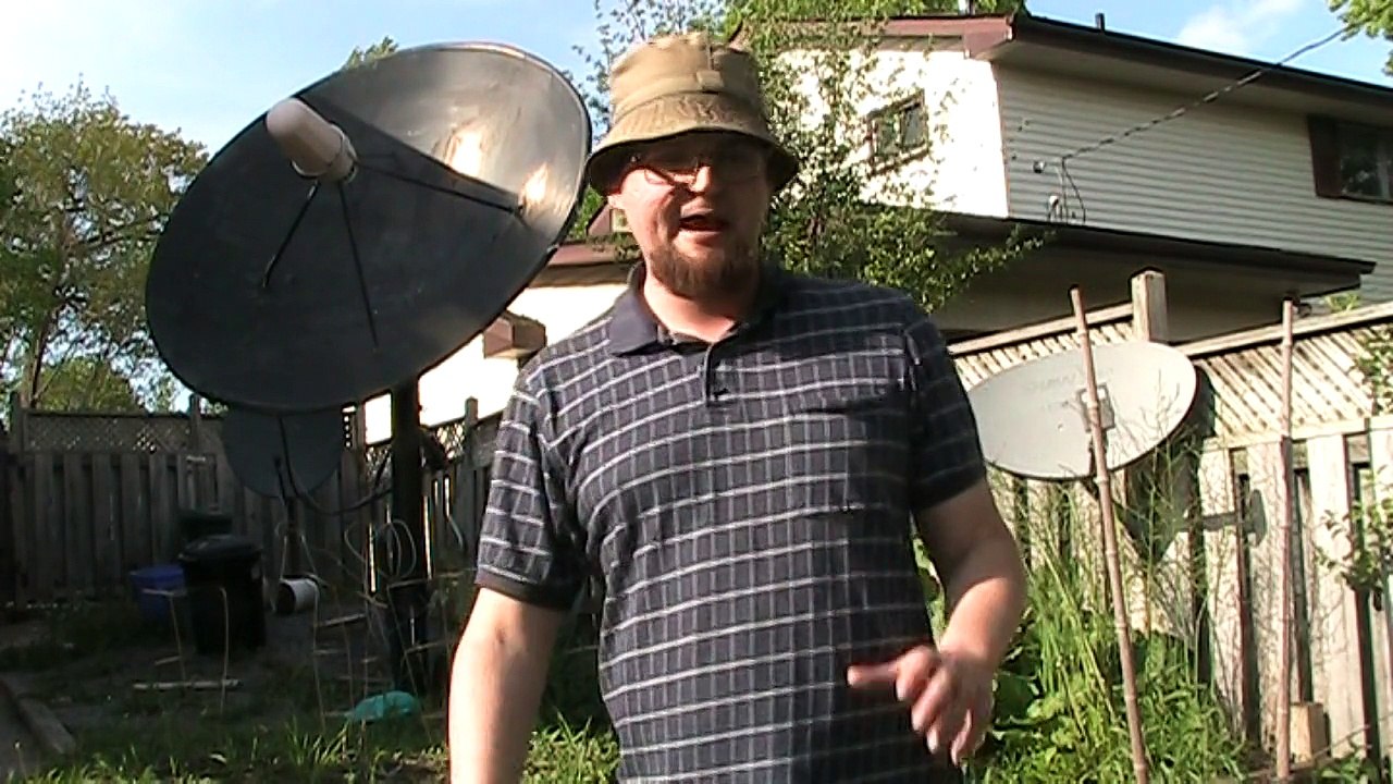 Backyard Cband Satellite Dish