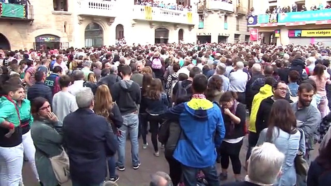 Manifest a favor de Jordi Sànchez i Jordi Cuixart a la diada de Vilafranca