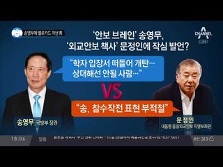 송영무에 옐로카드 꺼낸 靑_채널A_뉴스TOP10