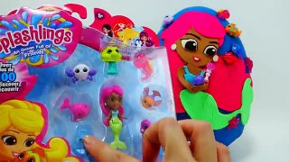 12 Pack Splashlings Mermaid and Splashlings Giant Playdoh Egg with Super Treasure | Evies Toy House