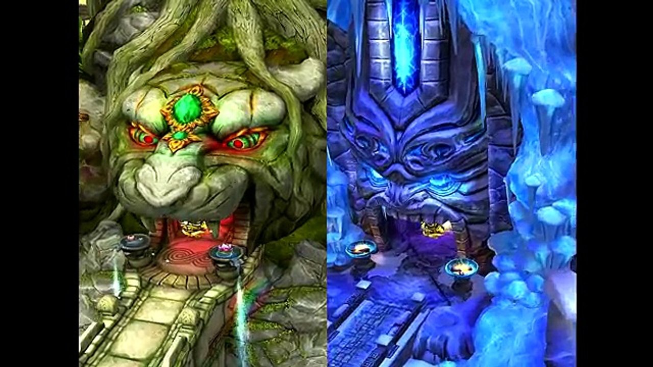 Temple Run 2 Lost Jungle VS Frozen Shadows Android iPad/iOS Gameplay HD