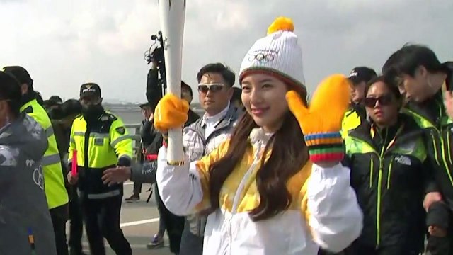 올림픽 성화 2018km 대장정 시작 / YTN