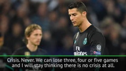 Crisis, what crisis? Ronaldo