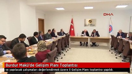 Burdur Makü'de Gelişim Planı Toplantısı
