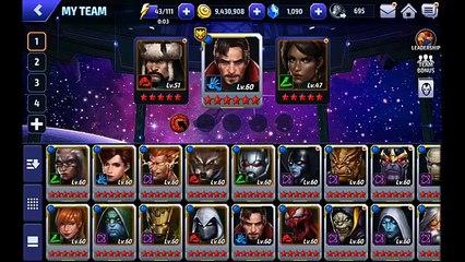 [Marvel Future Fight] My Top 10 Favourite Charers!