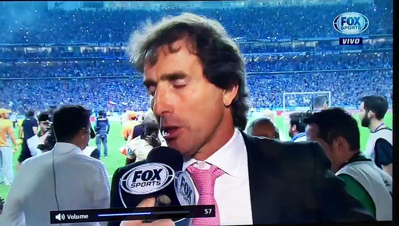 Guillermo Almada post partido Gremio