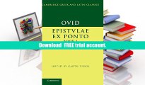 Audiobook  Ovid: Epistulae ex Ponto Book I: 1 (Cambridge Greek and Latin Classics) Ovid Pre Order