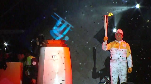 [현장영상] '평창 성화' 인천 송도 달빛축제공원 도착 / YTN
