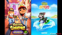 Subway Surfers Arabia VS Talking Tom Jetski iPad Gameplay for Children HD