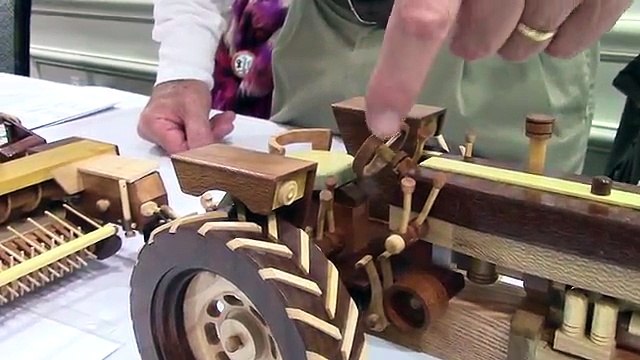 Amazing Hand Made Toy Wooden Trors and Farm Machinery