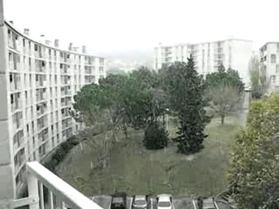 Neige à Marseille